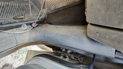 2007 Caravan Passenger Right Lower Sill Step Moulding Trim Panel D5 Slate Gray