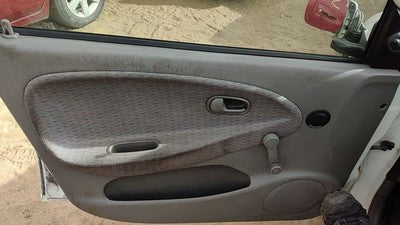2001-2002 Kia Rio Driver Left Front Door Trim Panel Manual Windows Gray