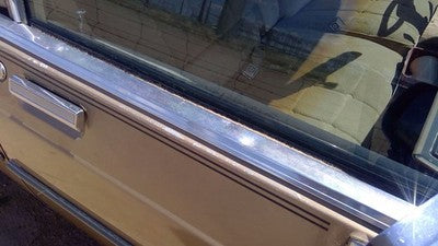85 Olds 88 Passenger Right Front Moulding From Door Oem Trim Strip Dented Chrome