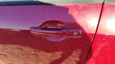 2003-2006 Mitsubishi Outlander Driver Left Front Outside Door Handle Oem Red