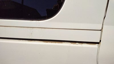 2007 Chevy Uplander Passenger Right Rear Door Roller Moulding Oem White 50U