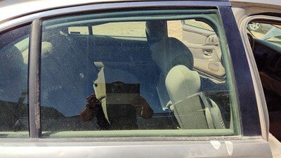 1997-2005 Park Ave Ultra Passenger Right Rear Side Window Door Glass Oem Back