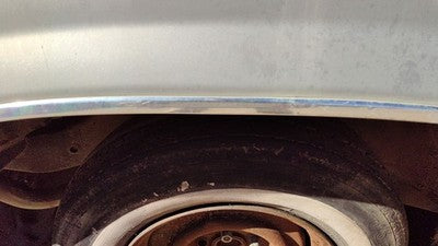 85 Grand Marquis Passenger Right Rear Chrome Trim Wheel Flare Moulding Back Gray