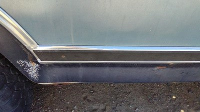 1982 Ford F150 Passenger Right Rear Moulding On Front Of Box Oem