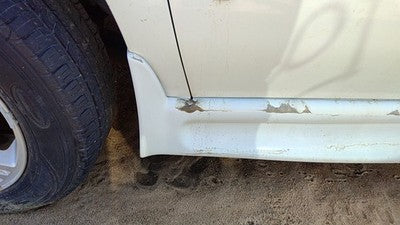 05-08 Uplander Driver Left Lower Rocker Panel Moulding Side Skirt Oem White 50U
