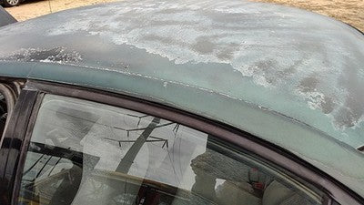 Saturn Sl1 Driver Left Rear Moulding On Quarter Panel Oem Green
