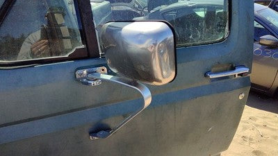 1980-1996 Ford F150 Driver Left Manual Side Mirror Door Mounted Oem Chrome