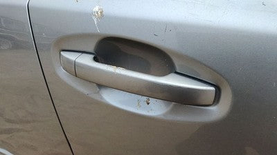 10-14 Legacy Outback Passenger Right Front Outside Door Handle Ssm Steel Silver