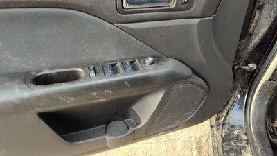 10-12 Fusion Driver Left Front Door Trim Panel With Master Switch Charcoal Dw