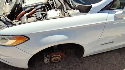 2013-2016 Ford Fusion Driver Left Front Fender Oem White Yz Ds7Z16006A