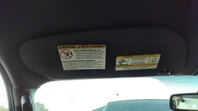 2007-2009 Ford Expedition Driver Left Sun Visor Oem 1W Black/Camel 7L1z7804105bc