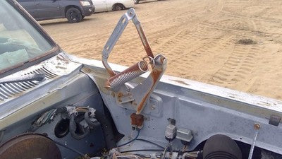 1972-1989 Dodge Ram D100 Driver Left Hood Hinge Assembly Oem Blue 55027100