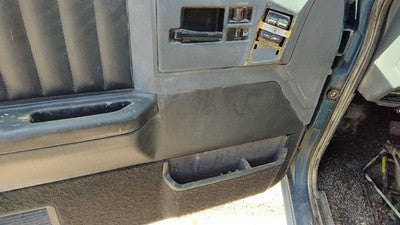 1994 Chevy S10 Blazer Driver Left Front Door Trim Panel With Master Switch Black