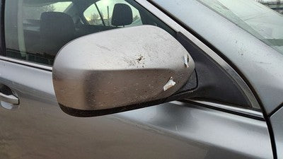 11-14 Legacy Outback Passenger Right Side Mirror Door Mounted Ssm Steel Silver
