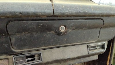 1977 Ford Courier Glove Box Assembly Complete Door With Latch Oem