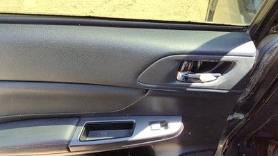 15-16 Wrx Driver Left Rear Inside Door Trim Panel Wih Switches Back Cbl30 Carbon