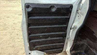 03-14 Express Van Passenger Right Rear Inside Door Trim Panel With Switches Back