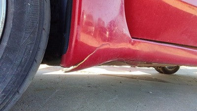 1993 Grand Prix Driver Left Lower Rocker Panel Moulding Side Skirt 2 Door Red