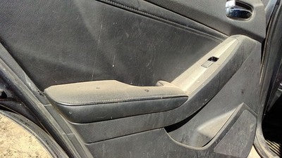 07-12 Altima Driver Left Rear Door Trim Panel With Switches Back G Charcoal 4 Dr