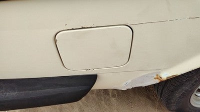 1980 Mercedes 300Td Fuel Tank Door With Hinge Gas Lid Oem Filler White