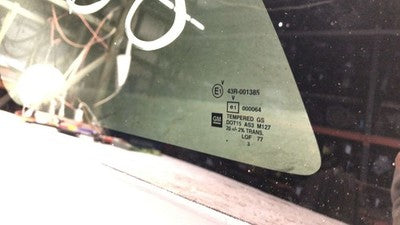 2002-2009 Chevy Trail Blazer Driver Left Rear Quarter Glass Back Side Window Oem