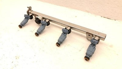 2010-2013 Kia Forte Complete Fuel Rail With Injectors Set Loaded Oem 2.4L