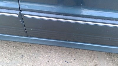 1991 Mitsubishi Galant Vr-4 Passenger Right Front Moulding From Door Trim Green