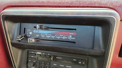 1988 1989 Ford F150 Temperature Control Module In Dash Heater Ac Head Unit Oem