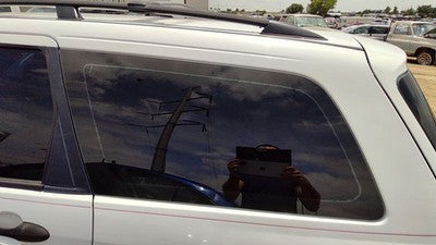 2000-07 Focus Station Wagon Driver Left Rear Quarter Glass Back Side Window Oem