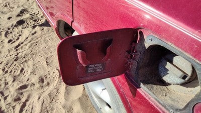 1996 Olds 88 Fuel Tank Door With Hinge Gas Lid Oem Filler Red