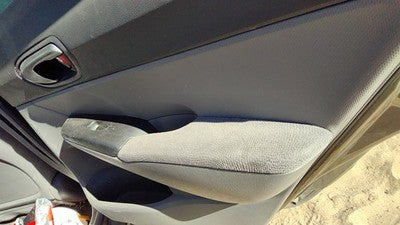 06-11 Civic Passenger Right Rear Door Trim Panel With Switches Back Gr Gray
