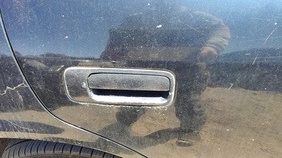 97-01 Toyota Camry Passenger Right Rear Outside Door Handle Oem Back Blue 8L3