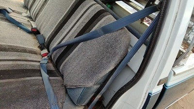 1991 Chevy Silverado 1500 Driver Left Front Seat Belt Retractor Shoulder Blue