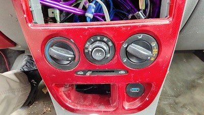 2000-2002 Kia Rio Temperature Control Module In Dash Heater Ac Head Unit Oem