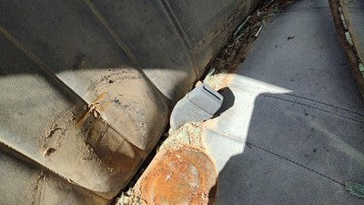1986 Dodge Ram W250 Passenger Right Front Seat Belt Buckle Receiver Oem Gray