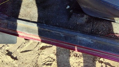1996 Nissan Hardbody Driver Left Lower Sill Step Moulding Trim Panel Oem Gray