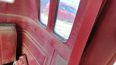 1988 Ford F150 Driver Left Rear Inside Trim Panel Oem Extended Cab Red