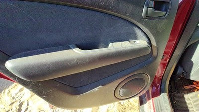 04 Mitsubishi Outlander Driver Left Rear Door Trim Panel Wih Switches Back Black