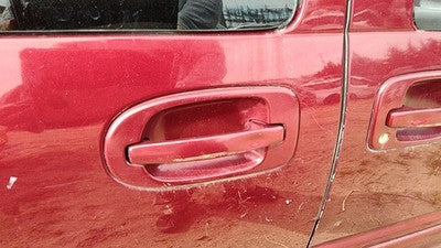 00-04 Chevy Venture Passenger Right Rear Outside Door Handle Oem Back Red 72U