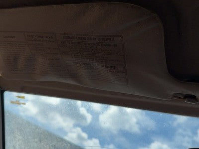 1991 Isuzu Pup Driver Left Sun Visor Oem Gray