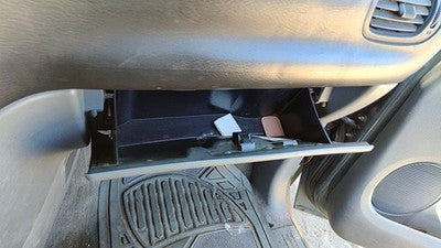 2007 Dodge Caravan Glove Box Assembly Complete Door With Latch Oem Slate Gray D5