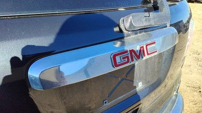 2009 Gmc Acadia License Plate Trim Surround Panel Oem Tail Trunk Finish