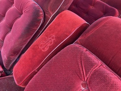1986 Olds 88 Driver Left Front Arm Rest Side Seat Oem Red