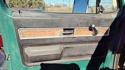 1976 Silverado C10 Driver Left Front Door Trim Panel Paed Black