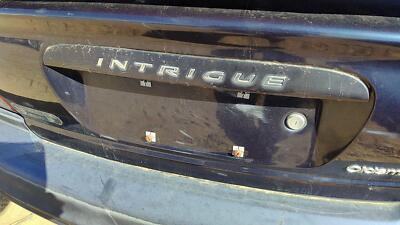 00 Oldsmobile Intrigue License Plate Trim Surround Panel Oem Tail Trunk Blue 28u