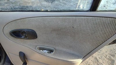 96-98 Saturn Sl1 Passenger Right Rear Door Trim Panel Manual Windows Back Gray