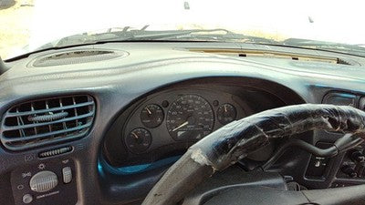 98-02 S10 Pickup Trim Bezel Around Speedometer Oem Dash Surround Panel Gray 12D