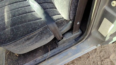1989 Chevy S10 Pickup Driver Left Front Seat Belt Retractor Shoulder Dark Gray