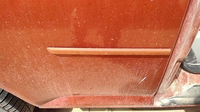 2007 Chevy Cobalt Passenger Right Rear Moulding On Quarter Panel Oem Orange 56U