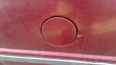 1988 Gmc Sierra 2500 Fuel Tank Door With Hinge Gas Lid Oem Filler Red